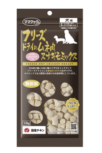ママクック フリーズドライのムネ肉スナギモミックス犬用18g | 犬